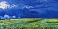 Campos de trigo bajo nubes de tormenta Vincent van Gogh